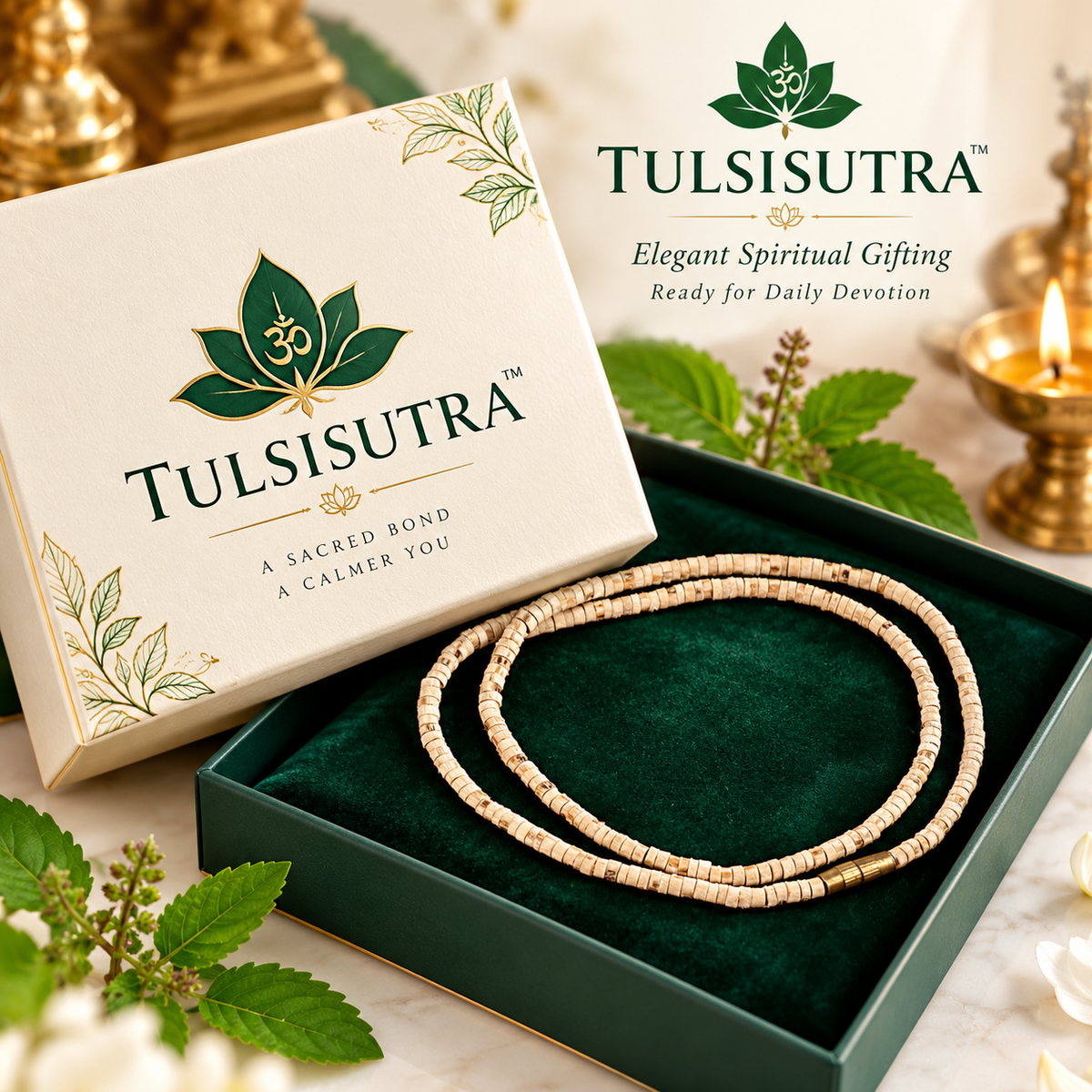 Pure Tulsi Kanthi Mala 100% original